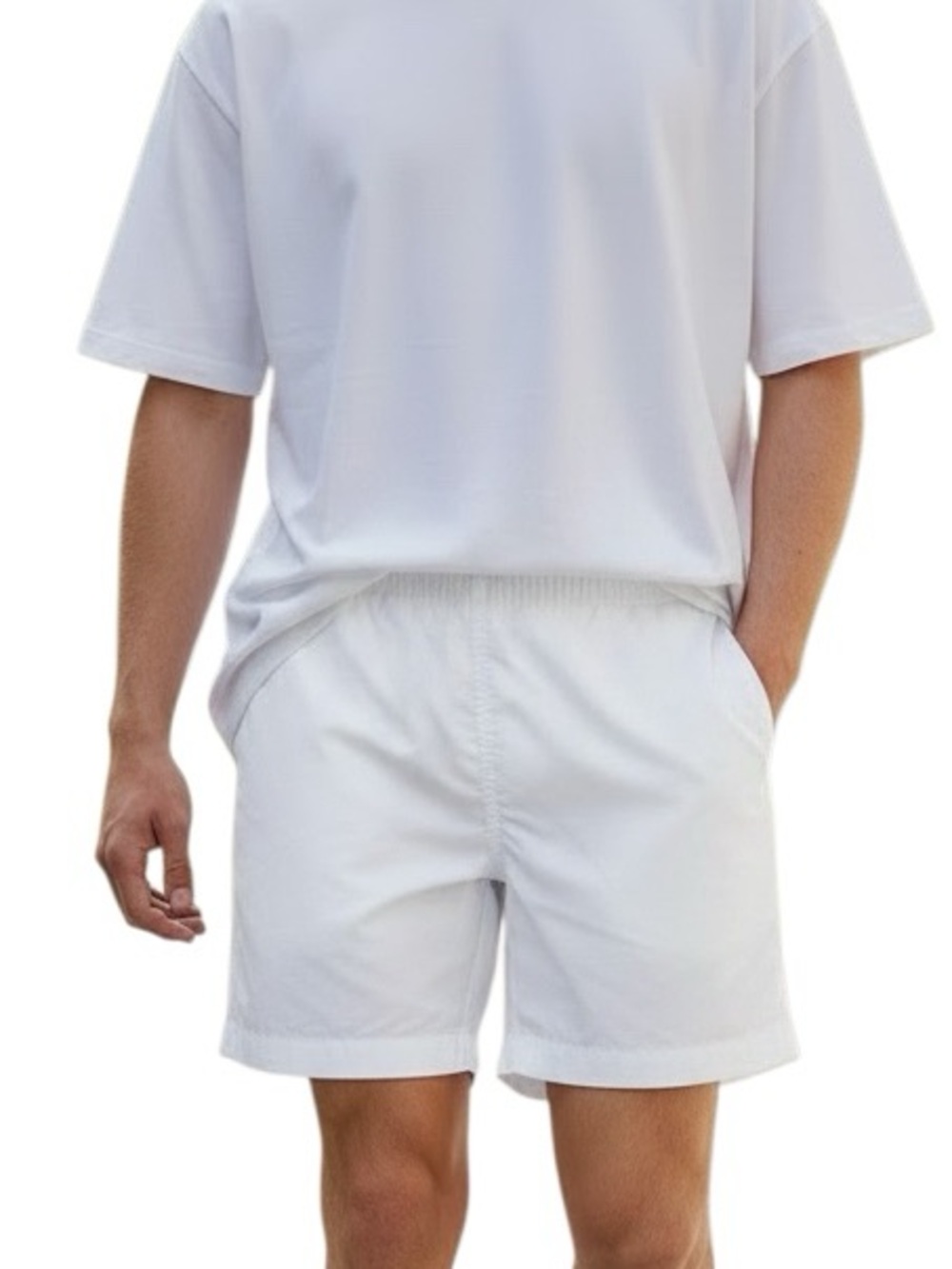 Standard/Cloth by Urban Outfitters Men Swim/ Active White Shorts